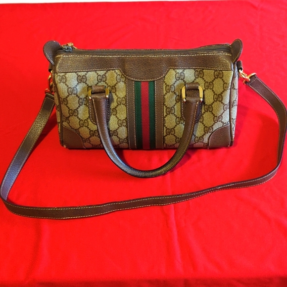 Gucci Handbags - Gucci Sherry Line Boston Bag Speedy 2-Way Satchel Authenticated